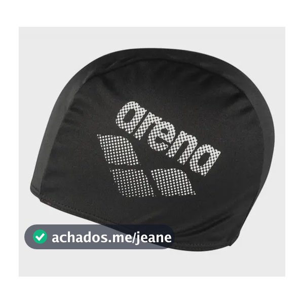 Boné de natação de poliéster Ii Black 2467500 Black Sand