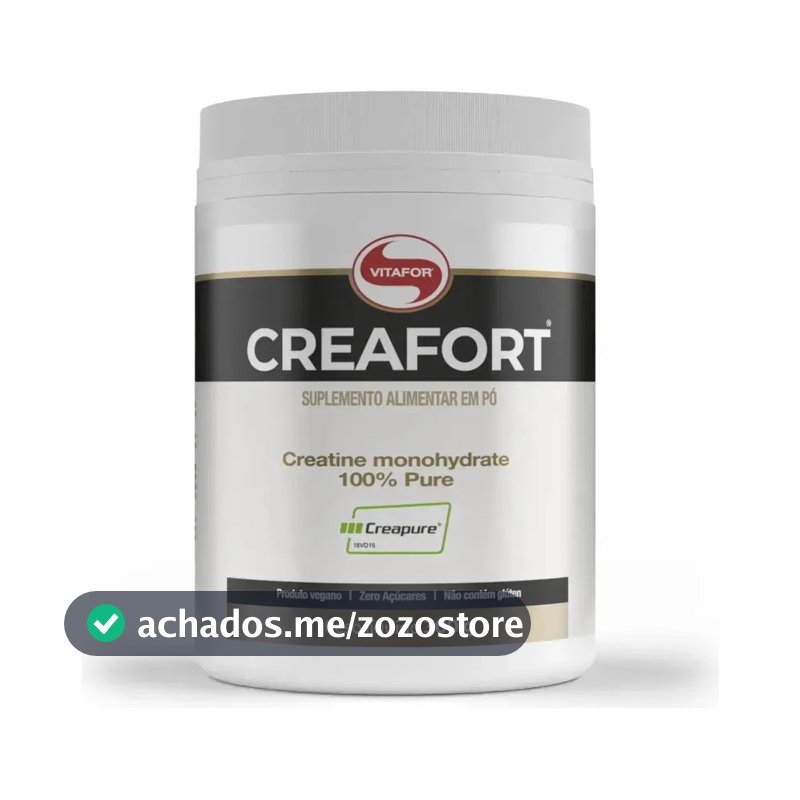 Creatina Vitafor Creafort Creapure Creafort pote 300g Sem sabor x 300g