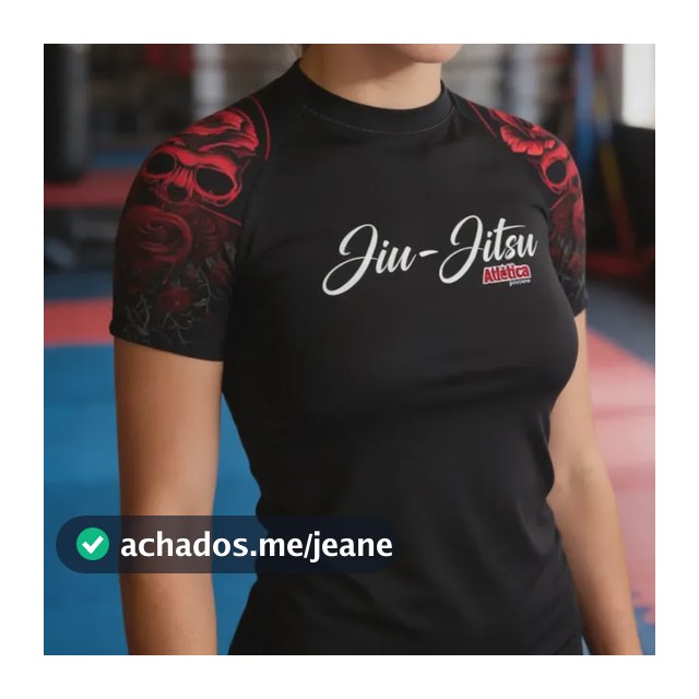 Rash Guard Red Jiu Jitsu Feminina Mc Atlética Esportes