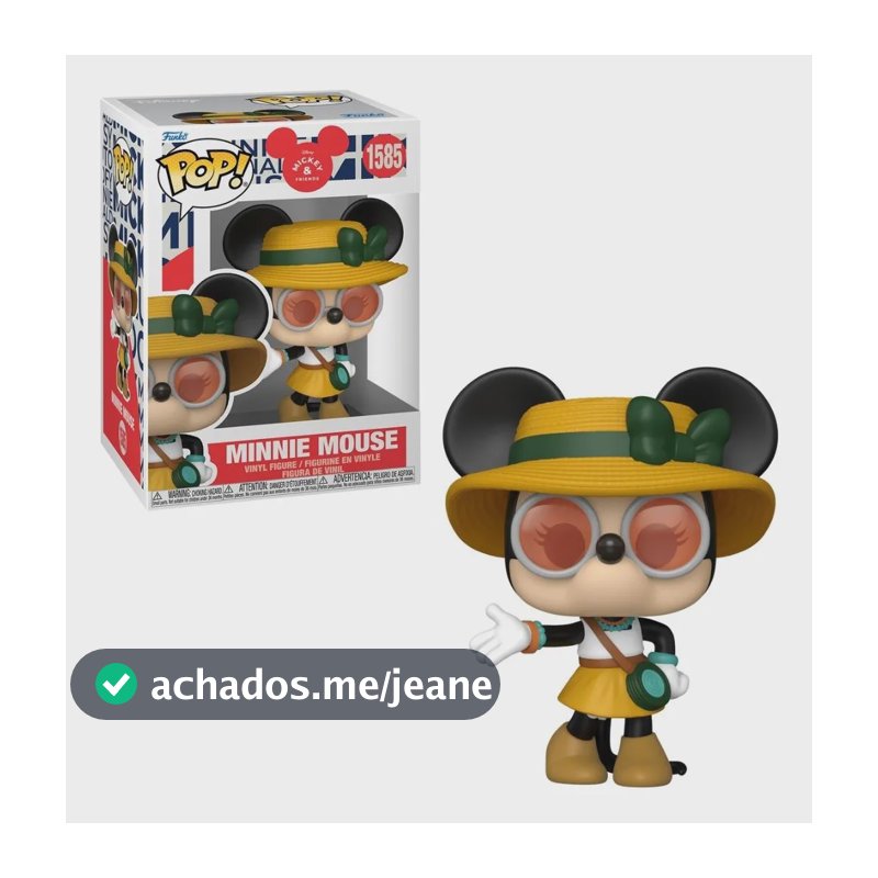 Boneco Funko Pop! Disney Vida Real - Minnie No Festival