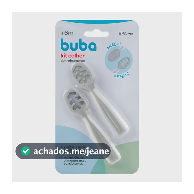 Kit Colher De Treinamento Dois Estágios Buba Alimentação