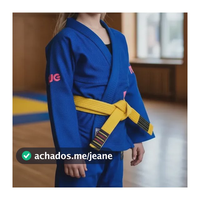 Kimono De Jiu Jitsu   Feminino Infantil  + Grátis Faixa