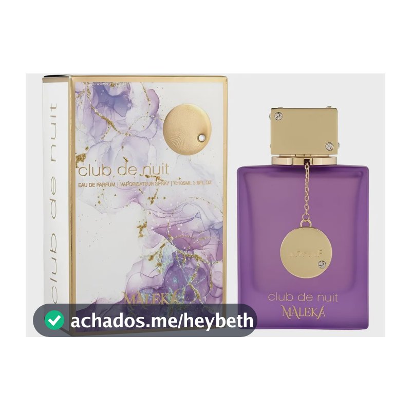 Perfume Armaf Club De Nuit Maleka Eau De Parfum 105 Ml Perfume Feminino