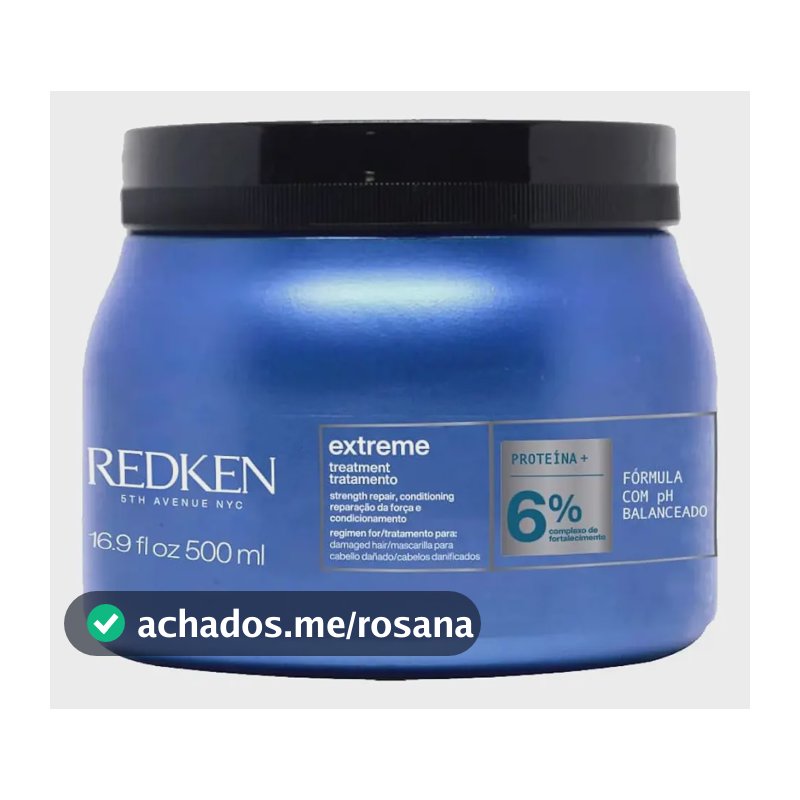 Máscara de tratamento reparação do cabelo danificado Extreme 500 Ml Redken