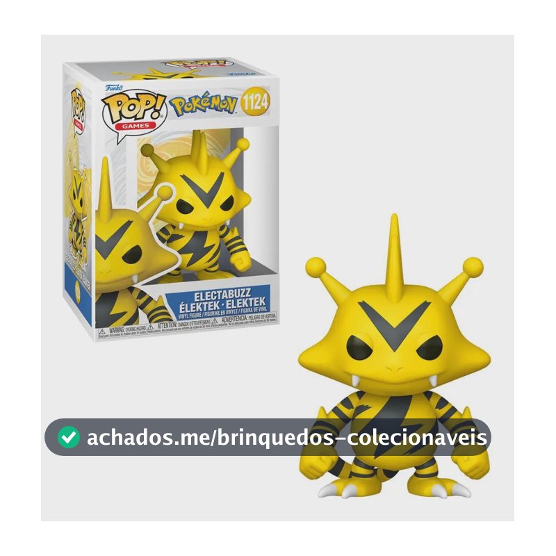 Boneco Funko Pop! Pokémon - Electabuzz