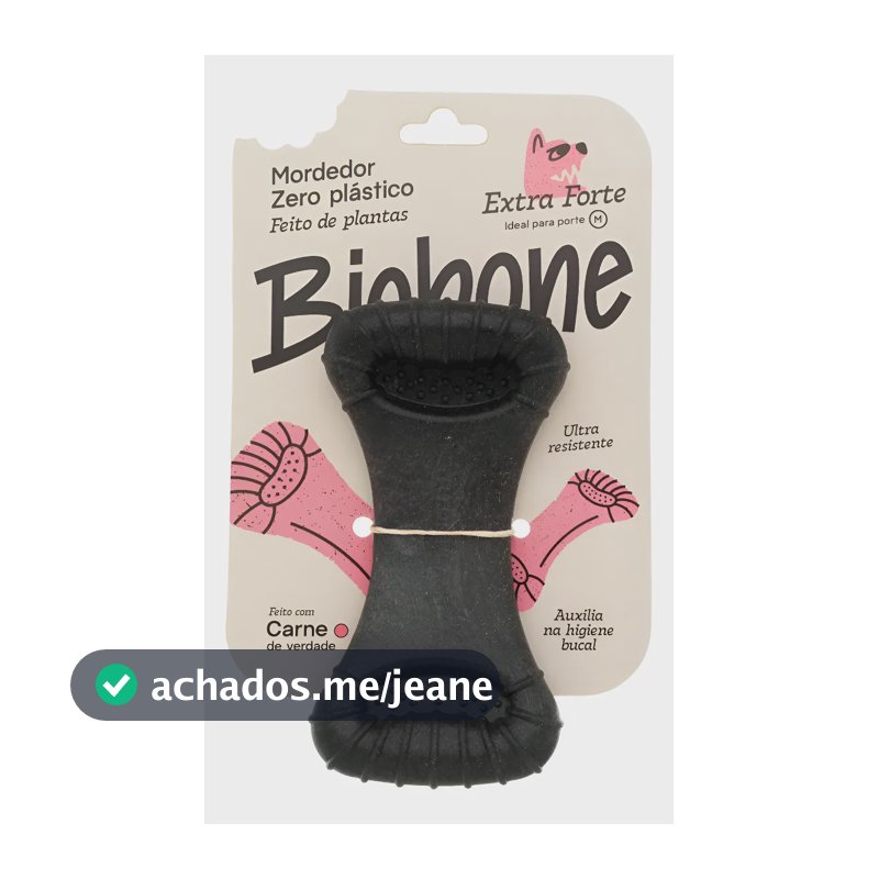 Ossão 2.0 Recheavel Carne - Mordida Extra Forte Preto