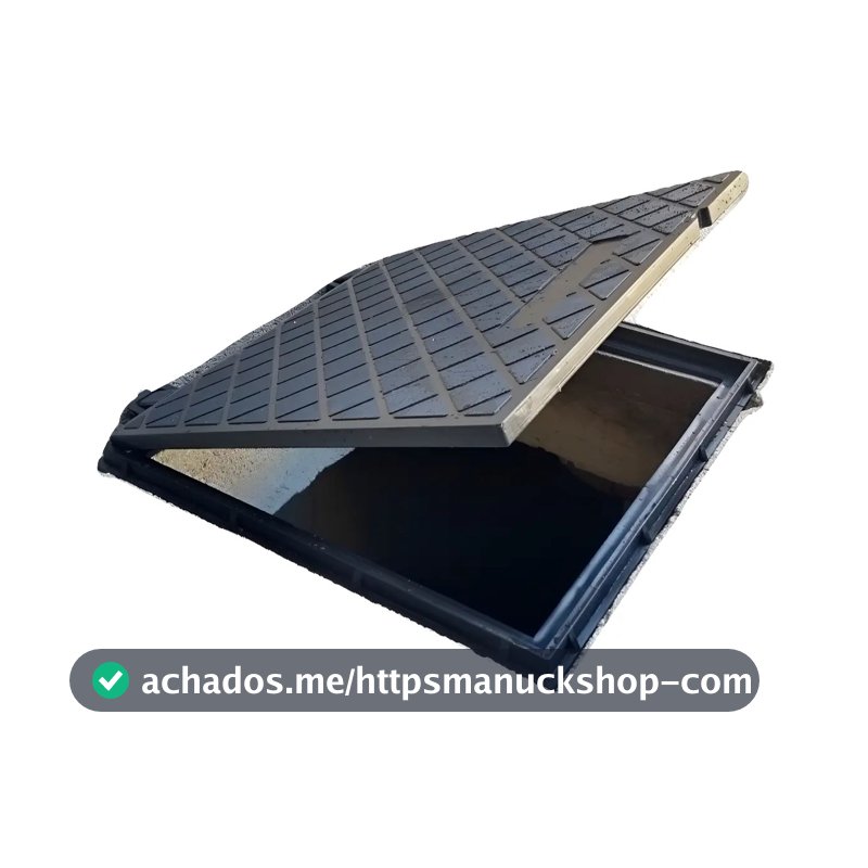 Tampa De Esgoto 50x50cm Caixa De Passagem Polipropileno Pvc