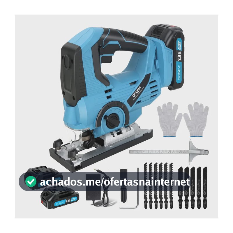 Serra Tico Tico Elétrica Profissional 850w C/2 Baterias 110/220v