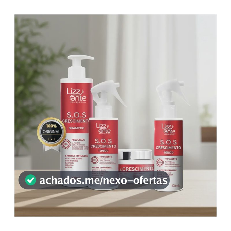 Lizz Ante Tratamento Capilar Crescimento E Fortalecimento