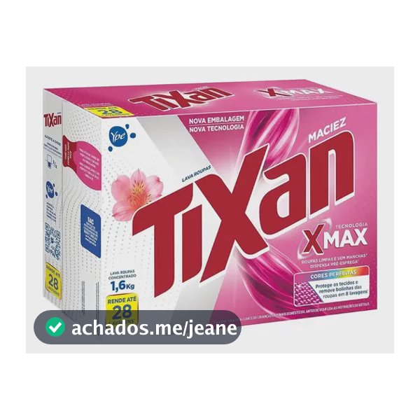 Tixan Ype - Sabão Em Pó Para Roupas - Caixa De 1.6 Kg