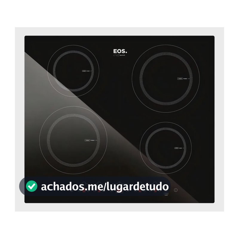Cooktop De Indução 4 Bocas EOS 60cm Eci04ep Preto