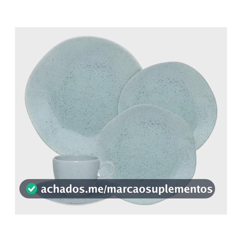Aparelho De Jantar/chá 20 Pçs Blue Bay Oxford