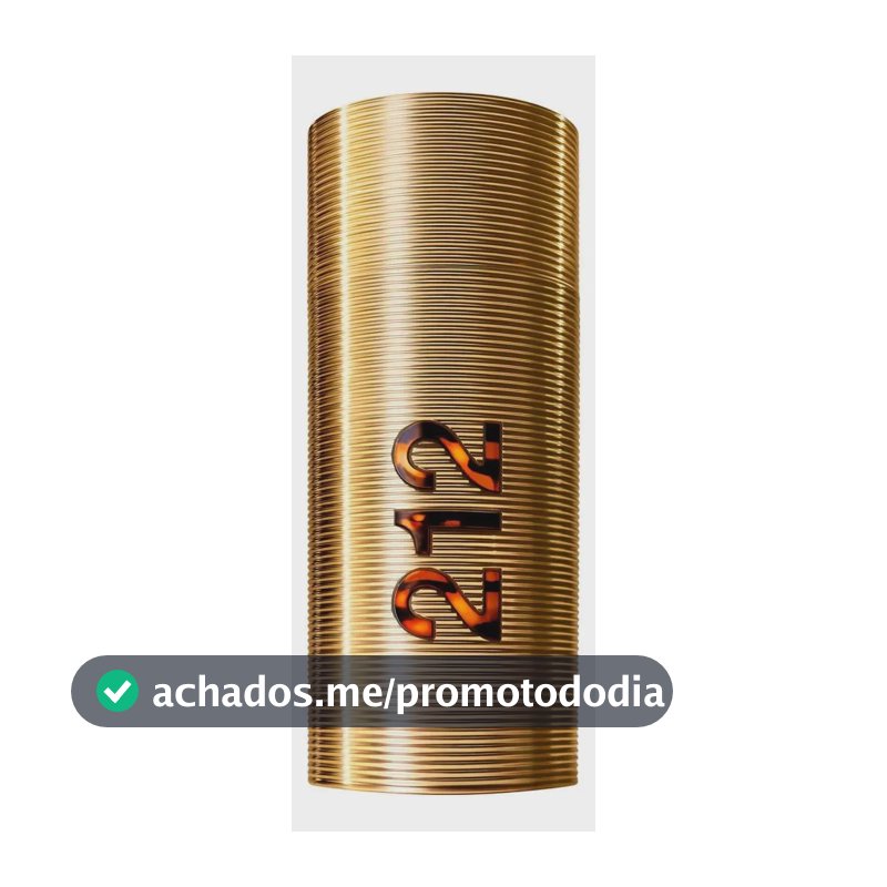 Perfume Masculino Carolina Herrera 212 Men Parfum Eau de Parfum - Amadeirado Ambarado Importado - Perfume masculino de Alta Fixação 100ml