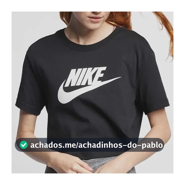 Camiseta Cropped Nike Sportswear Essential Feminina