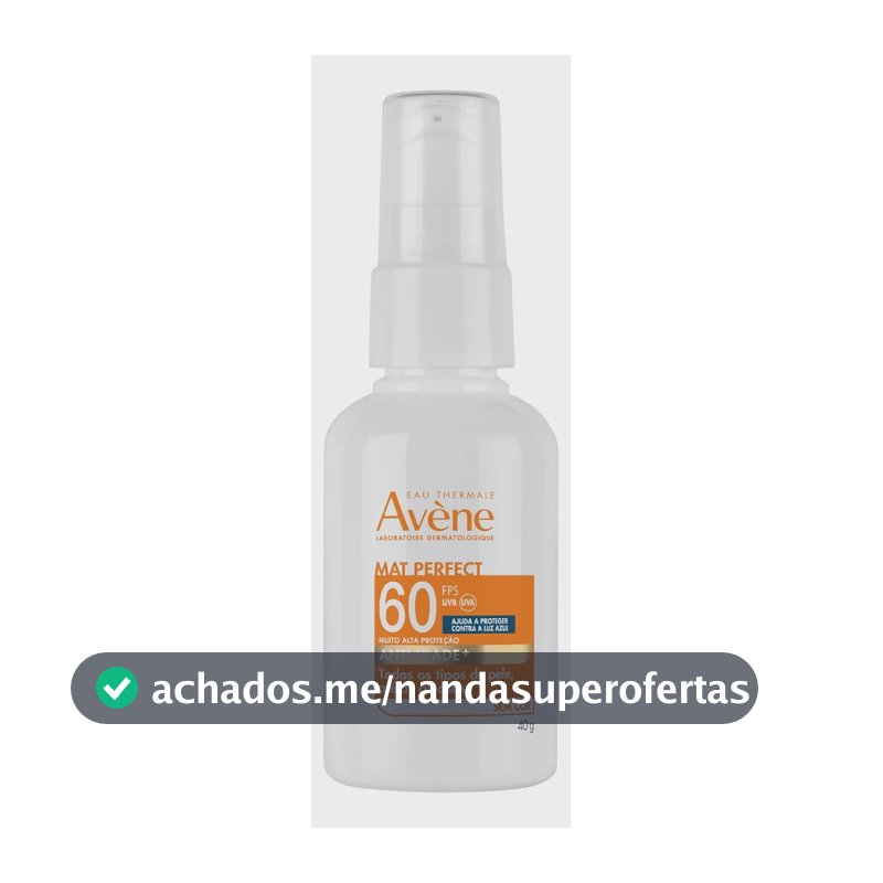 Protetor solar Avène Mat Perfect Anti-Idade 60FPS en creme 40mL