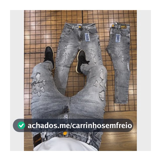 Calça Jeans Masculina Estilo Jogador X.o Original
