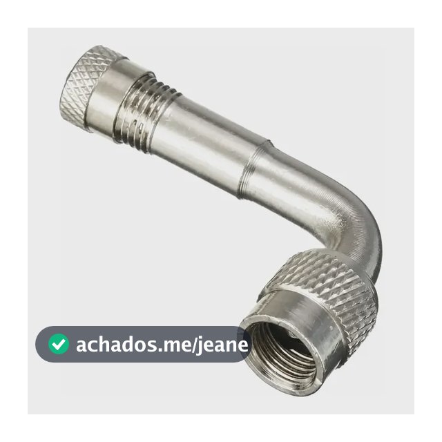 Extensor Válvula Bico Pneu 90 Graus Bike Moto Adaptador