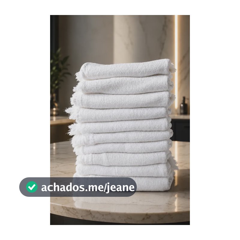 Kit 10 Panos Branco Chão Saco Alvejado Branco