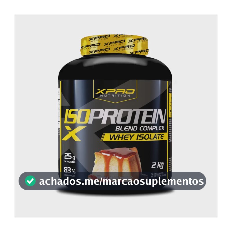 Whey protein Musclebox Iso Blend Complex zero açucar Low em pó sabor Pudim de caramelo x 2kg
