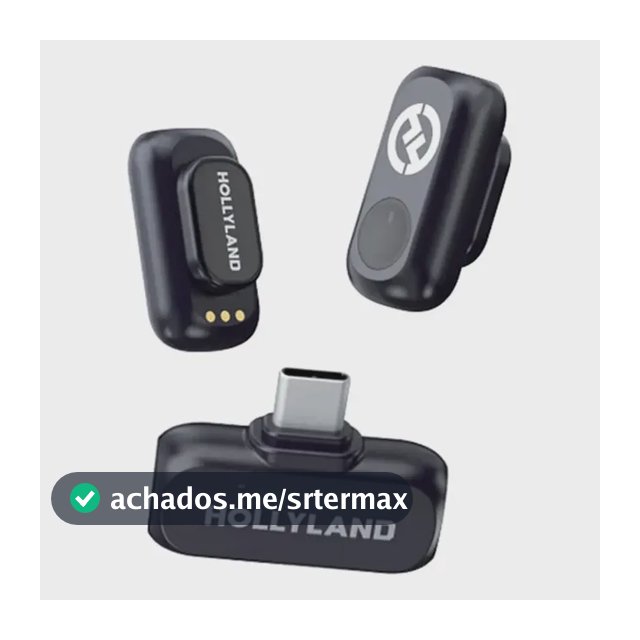 Microfone Lark A1 Hollyland Mini Usb-c Preto