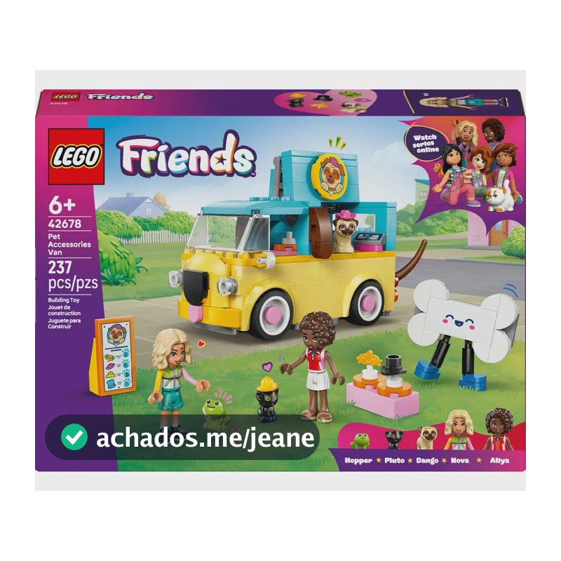 Lego Friends Van Acessórios Para Animais De Estimação 42678