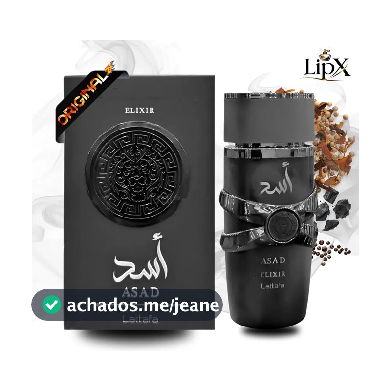 Perfume Asad Elixir 100ml Eau De Parfum Original Edp Lançamento 2026