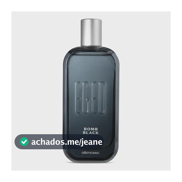 Egeo Bomb O Boticário Black Desodorante Colônia 90 Ml