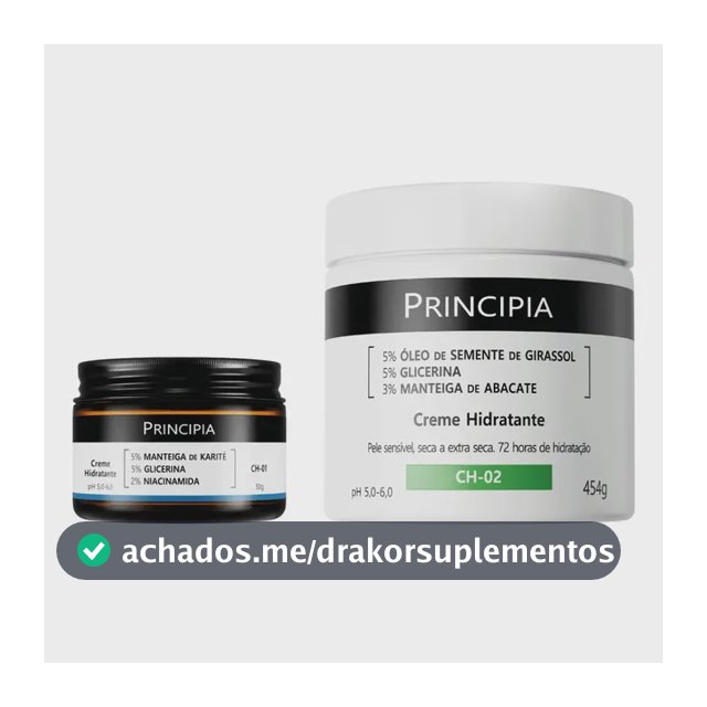 Principia Kit Cremes Hidratantes Rosto E Corpo Ch-01 + Ch-02 Seca Dia/noite