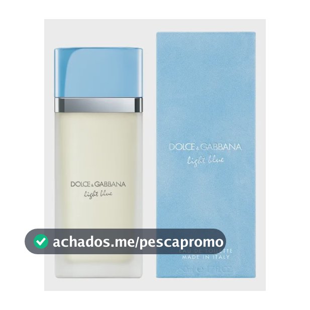 Perfume Dolce & Gabbana Light Blue Feminino Eau De Toilette 50 Ml Tradicional