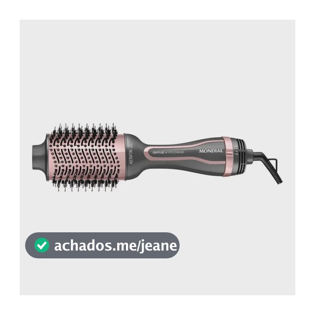 Escova Secadora Keratin, Mondial, 1300W - ES-11-BI Bivolt