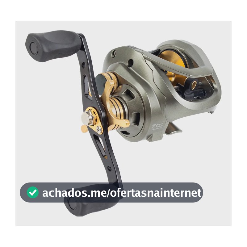 Carretilha Manivela Direita Krait Bg Olive - Albatroz