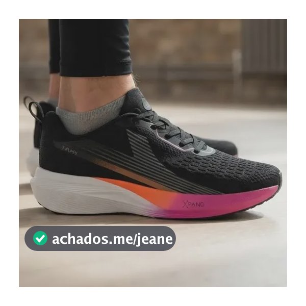 Tenis Lynd Yflash Running Pro Performance Placa Tpu Feminino Preto 37 Br