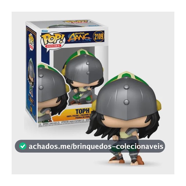 Boneco Funko Pop! Avatar: Aang, O Ultimo Mestre Do Ar - Toph