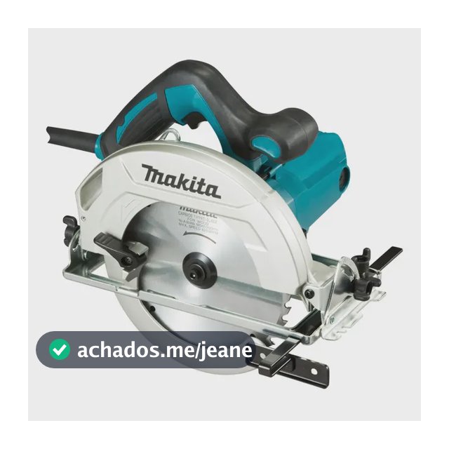 Serra Circular Para Madeira 7.1/4pol 1600w - Hs7010 Makita Cor Azul-turquesa