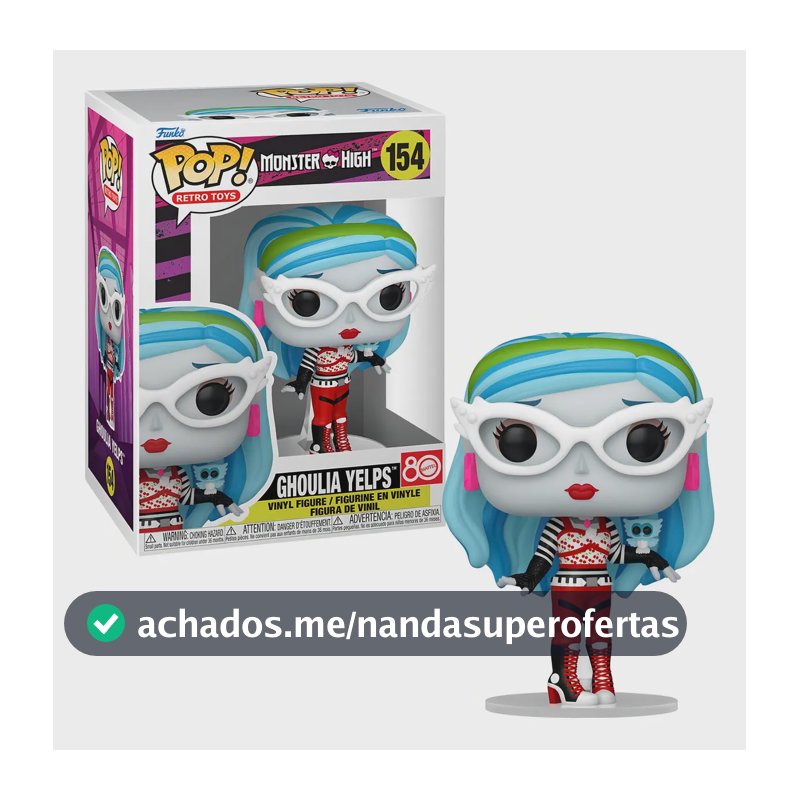Figura de acción Ghoulia Yelps FU83819 de Funko Pop! Vinyl