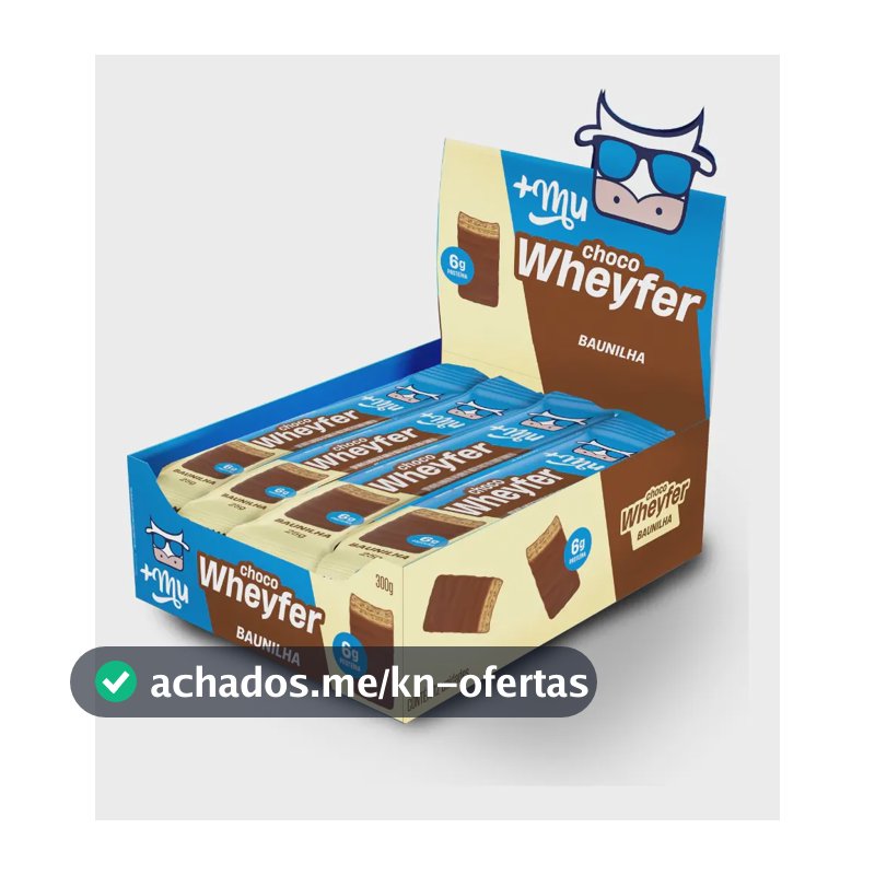 Barra de Proteína +Mu Chocowheyfer Baunilha 12 un