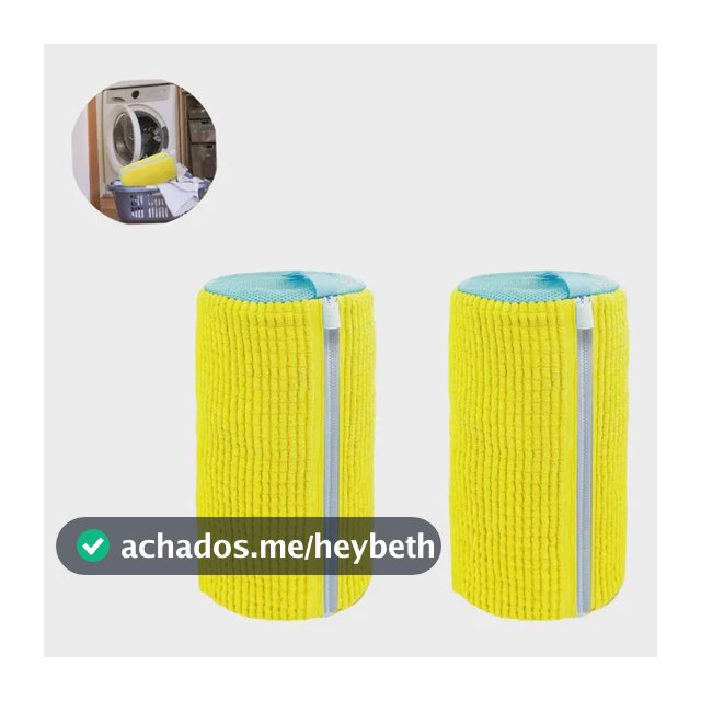 Kit 2 Saco Para Lavar Sapatos Na Máquina De Lavar Prático Kit 2 Aleatoria