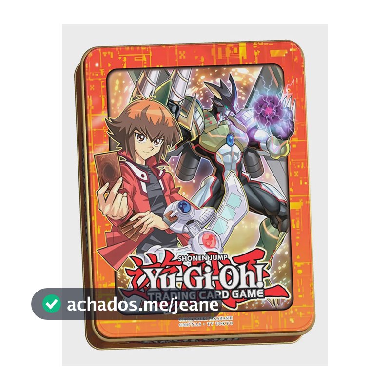 Mega Lata Yu Gi Oh Estampas Ilustradas Jaden 2018 Da Konami