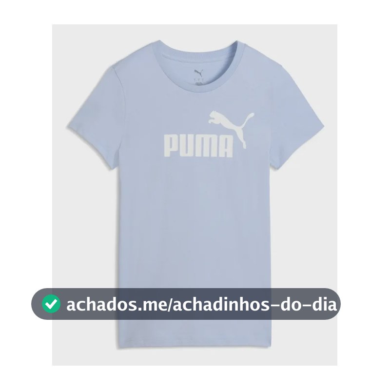 Camiseta Feminina Ess No. 1 Logo Slim Tank Puma Snow Mountain Blue N/a M Liso