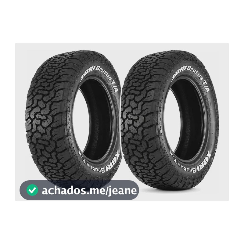 Kit 2 Pneus 265/70R16 Xbri Brutus T/A 10PR 121/118S Aro 16