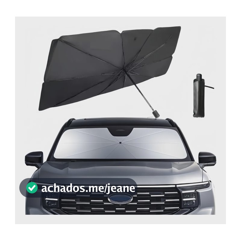 Guarda-sol Para Carro Prático E Fácil De Armazenar,proteja O Seu Carro Do Sol Com Este Protetor Solar Para Para-brisa Portátil E Dobrável!