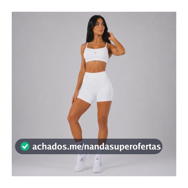 Conjunto Academia Short Cos Alto + Top Fitnes Feminino Verao