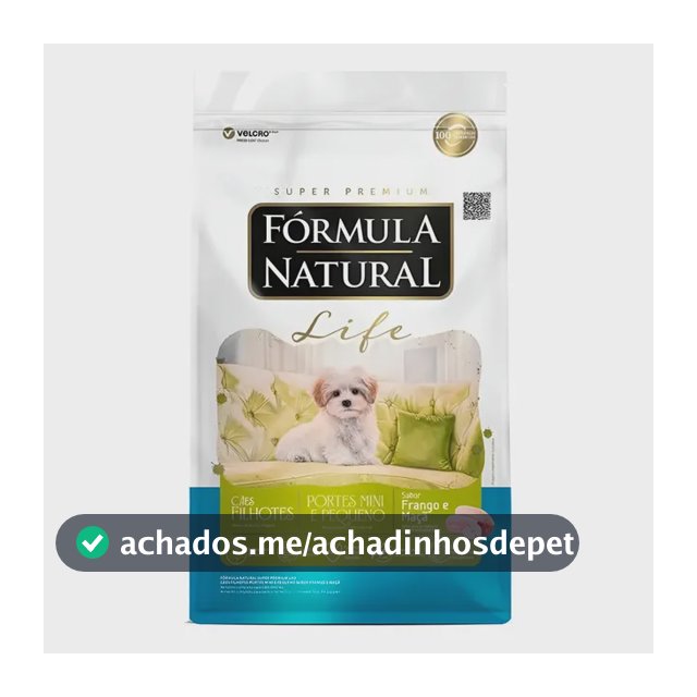 Ração Adimax Formula Natural Life Filhotes Cães 2,5 Kg.