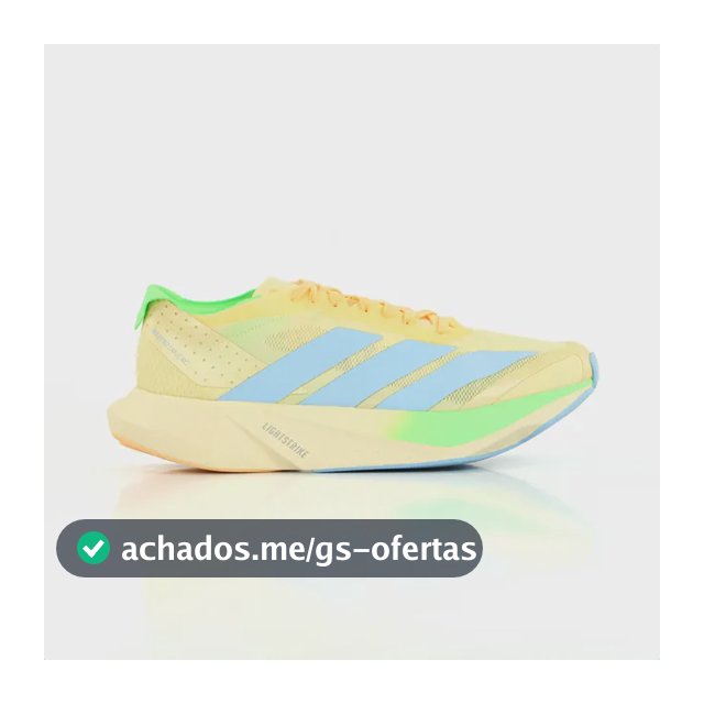 Tênis adidas Adizero Drive Rc Corrida 21 A 42 Km Lightstrike Amarelo 41 Br