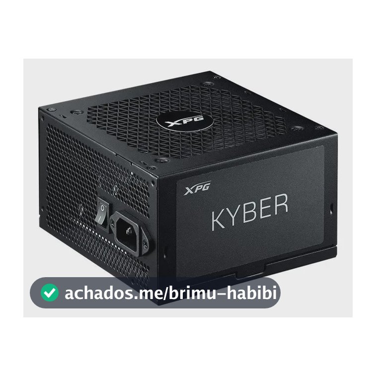Fonte Alimentação Xpg Kyber 750w 80 Plus Gold Com Cabo Preto