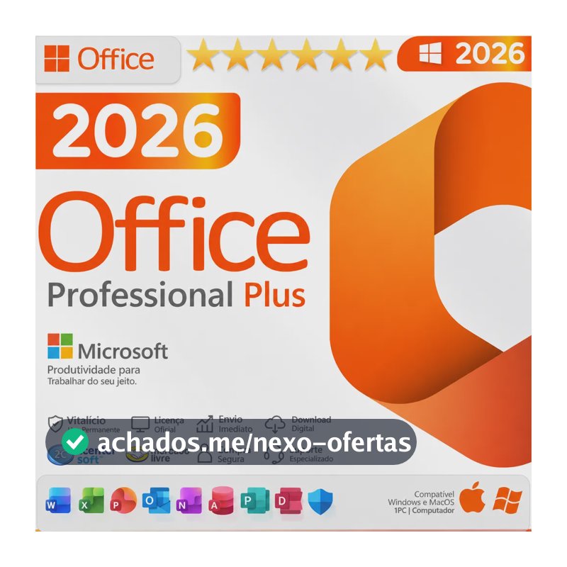 Licença Chave Office2026 Pro Plus Original - Digital