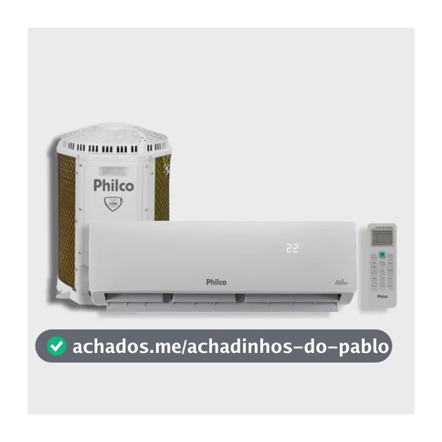 Ar Condicionado Inverter Philco 9000 Btus Frio 220v Pac9ft Branco 220v