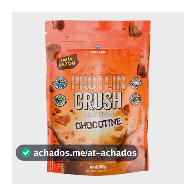 Protein Crush 900g Under Labz 100% Whey Protein Coenzima Q10