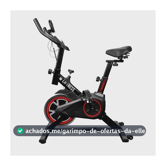 Bicicleta Ergometrica Spinning Liftness Profissional Para Cardio Fitness Musculação Atividade Física Inercia