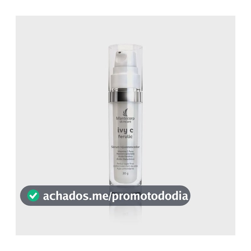 Sérum Rejuvenescedor Facial Ivy C Ferulic 30g Mantecorp Todo Tipo De Pele Dia/noite